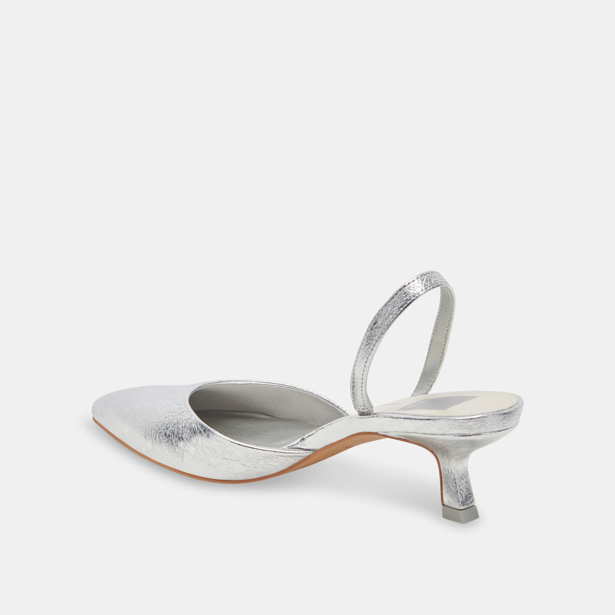 CORSA HEELS SILVER CRACKLED LEATHER 14 CORSA HEELS SILVER CRACKLED LEATHER