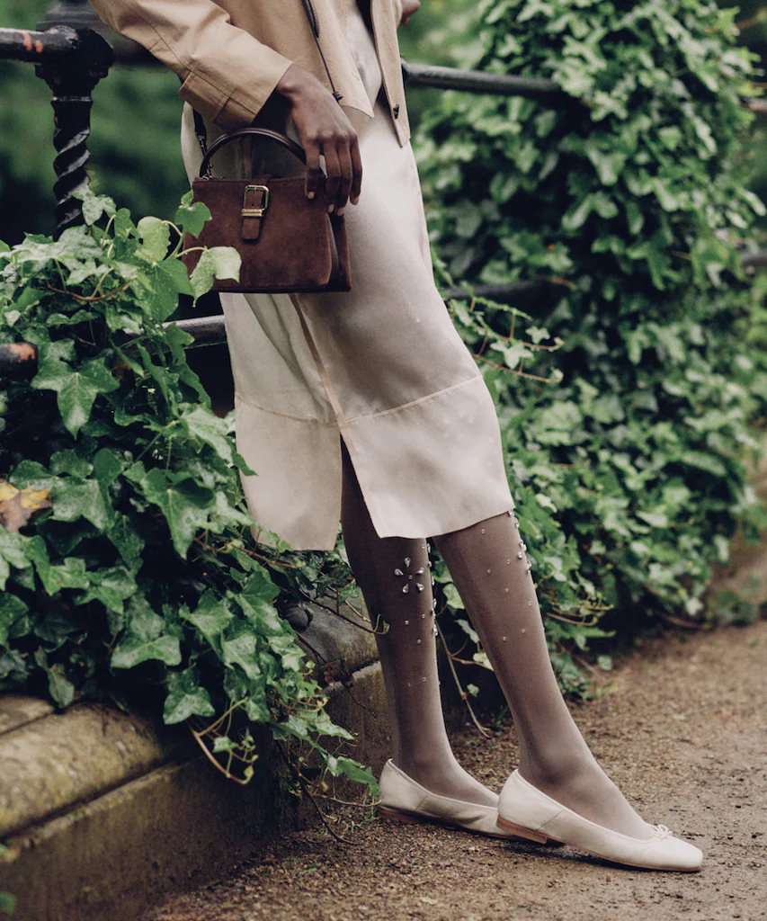 ANISA BALLET FLATS CREME CRINKLE PATENT 18 ANISA BALLET FLATS CREME CRINKLE PATENT