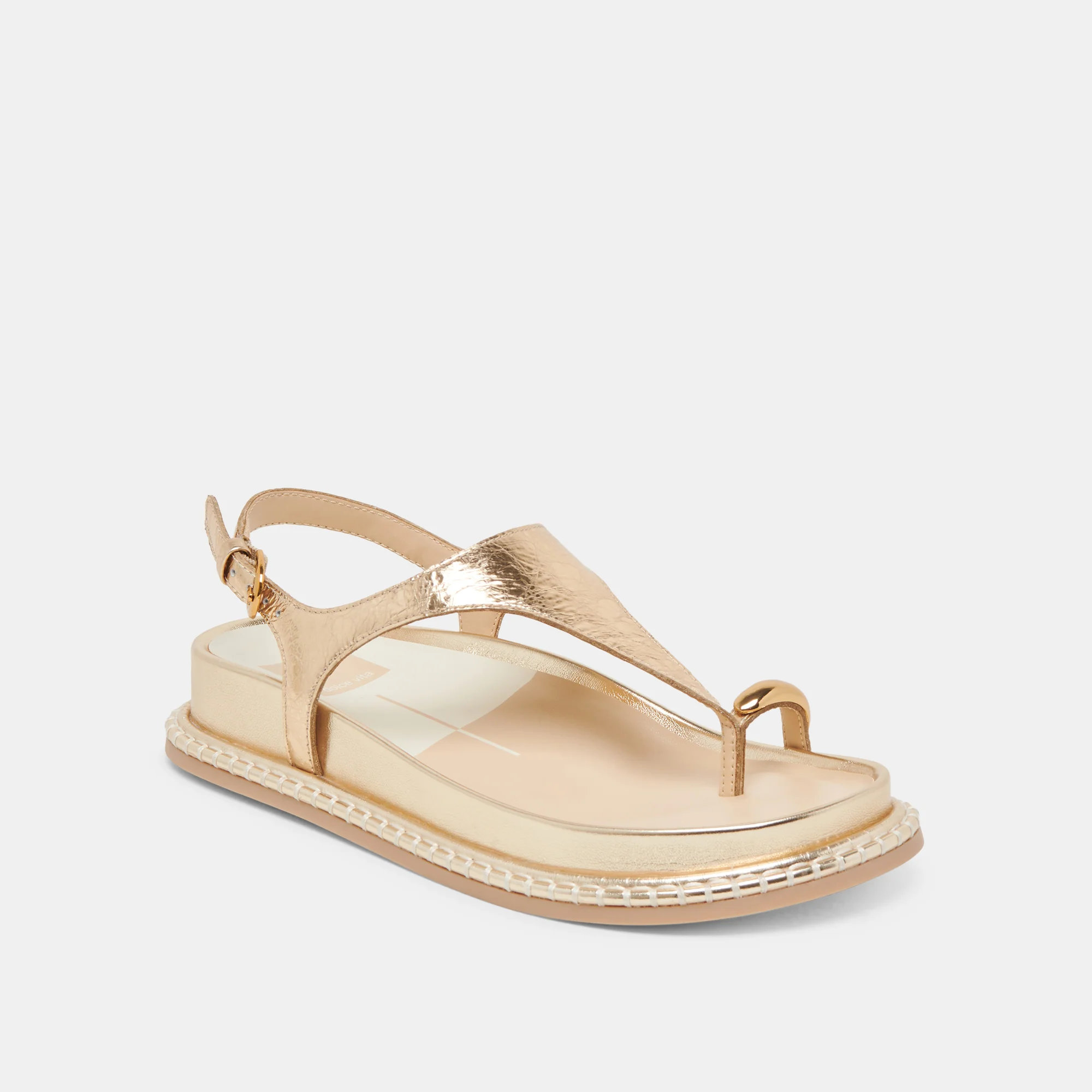 STEFAN SANDALS GOLD DISTRESSED LEATHER 14 STEFAN SANDALS GOLD DISTRESSED LEATHER