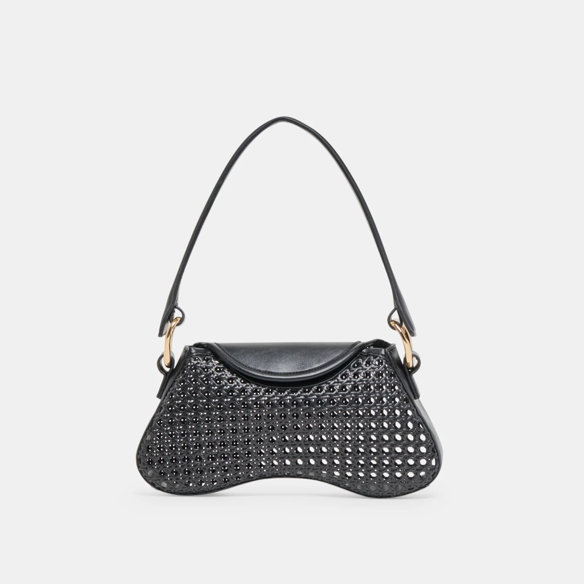 MOLENE SHOULDER BAG BLACK CANE 1 MOLENE SHOULDER BAG BLACK CANE