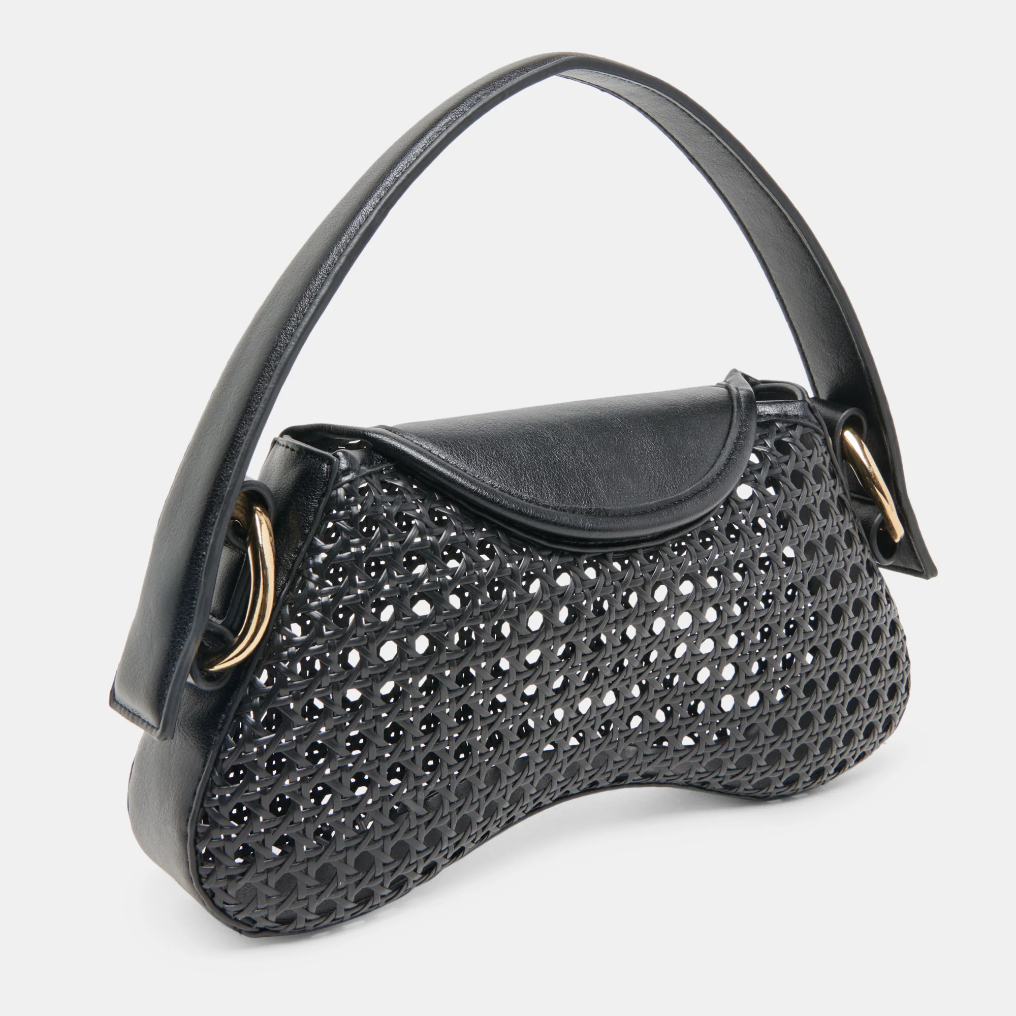 MOLENE SHOULDER BAG BLACK CANE 13 MOLENE SHOULDER BAG BLACK CANE
