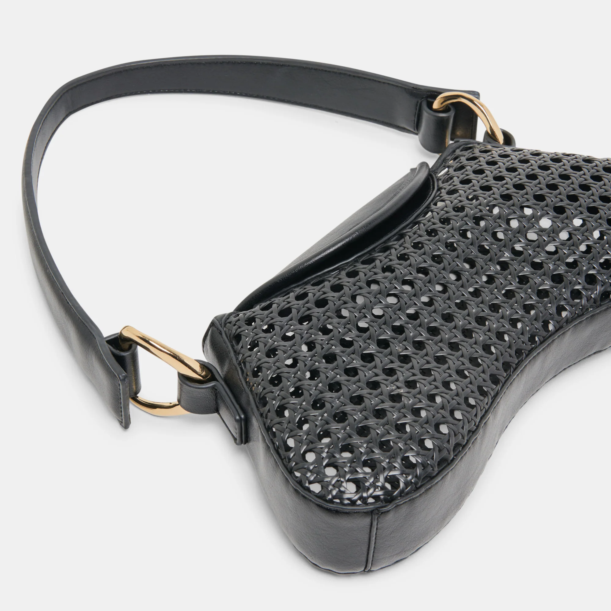 MOLENE SHOULDER BAG BLACK CANE 17 MOLENE SHOULDER BAG BLACK CANE