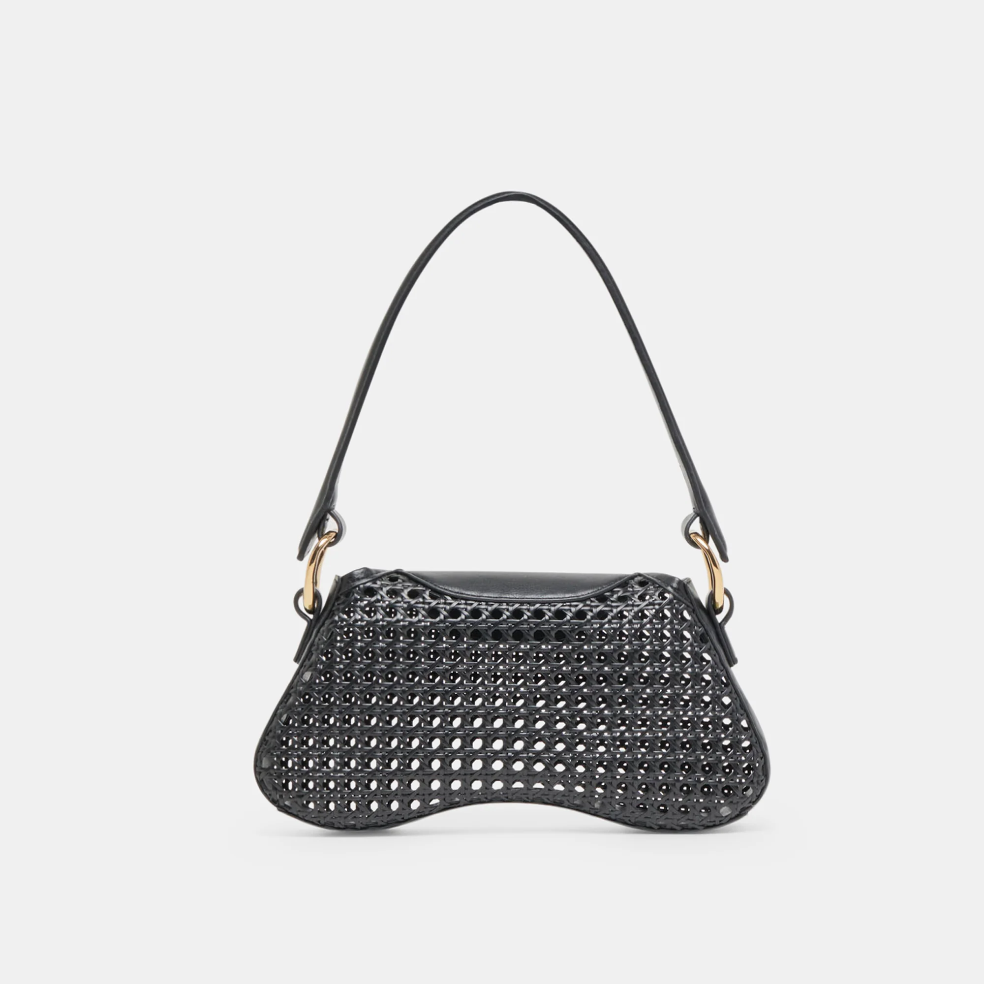 MOLENE SHOULDER BAG BLACK CANE 18 MOLENE SHOULDER BAG BLACK CANE