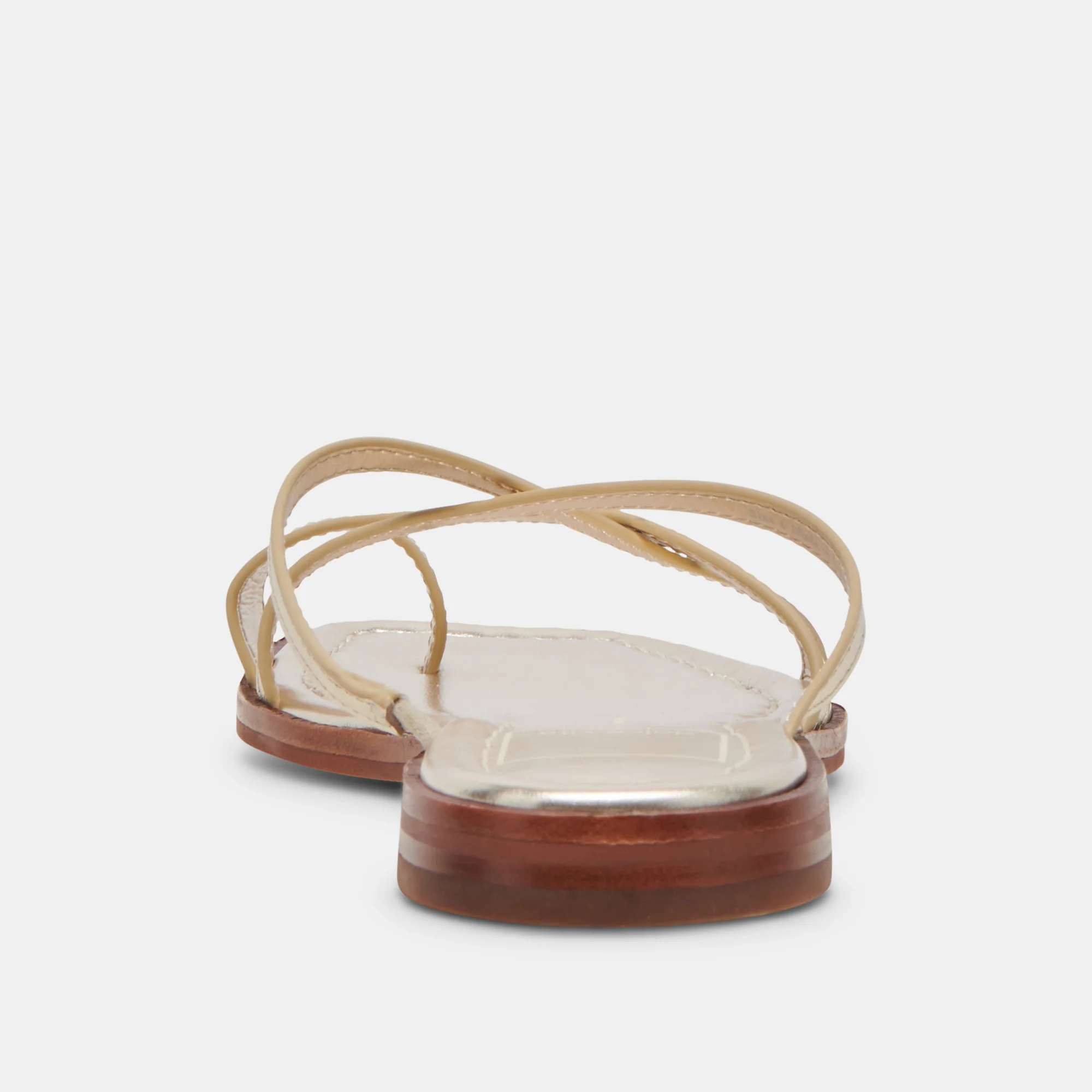 INDIGO SANDALS GOLD DISTRESSED LEATHER 16 INDIGO SANDALS GOLD DISTRESSED LEATHER