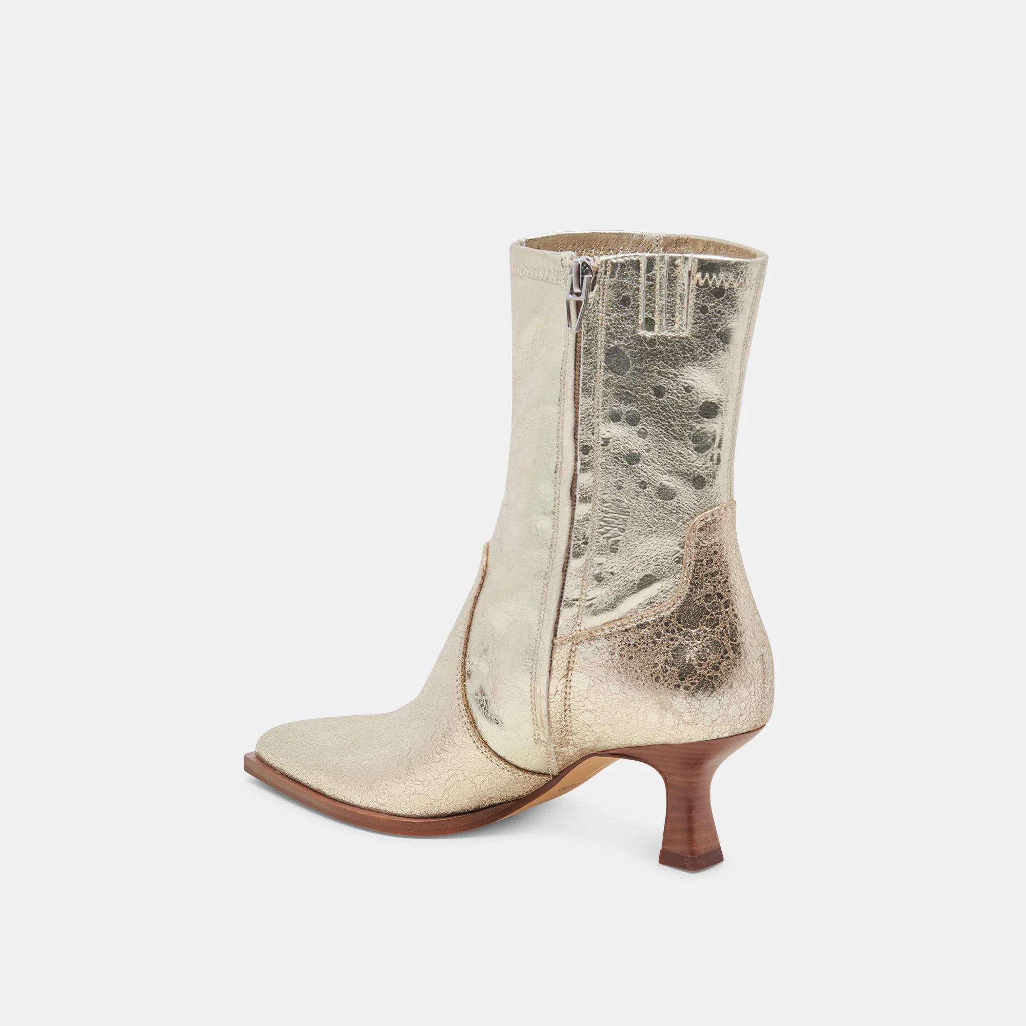 ARYA WIDE CALF BOOTS LIGHT GOLD DISTRESSED LEATHER 15 ARYA WIDE CALF BOOTS LIGHT GOLD DISTRESSED LEATHER