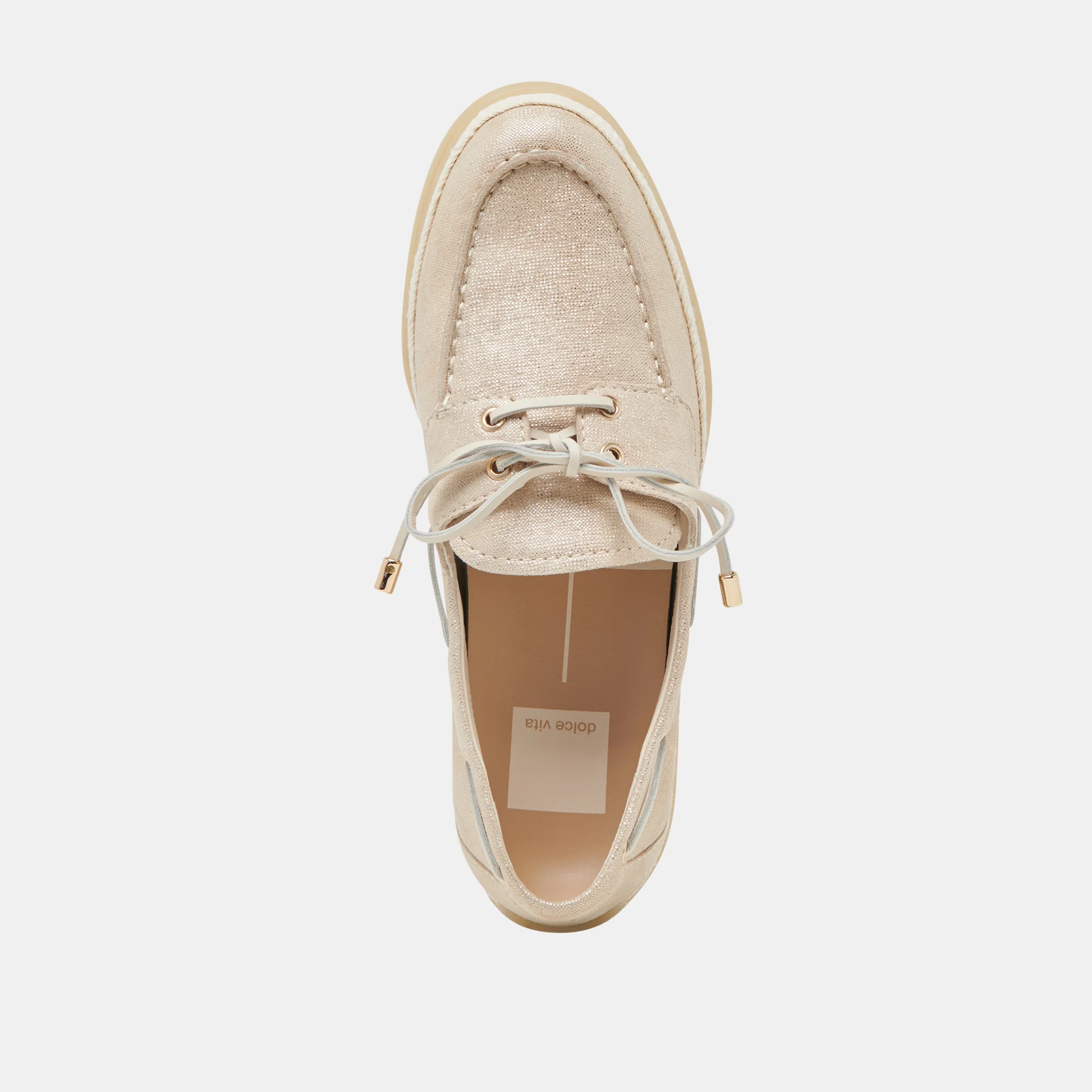 DORIS LOAFERS TAUPE METALLIC WOVEN 23 DORIS LOAFERS TAUPE METALLIC WOVEN