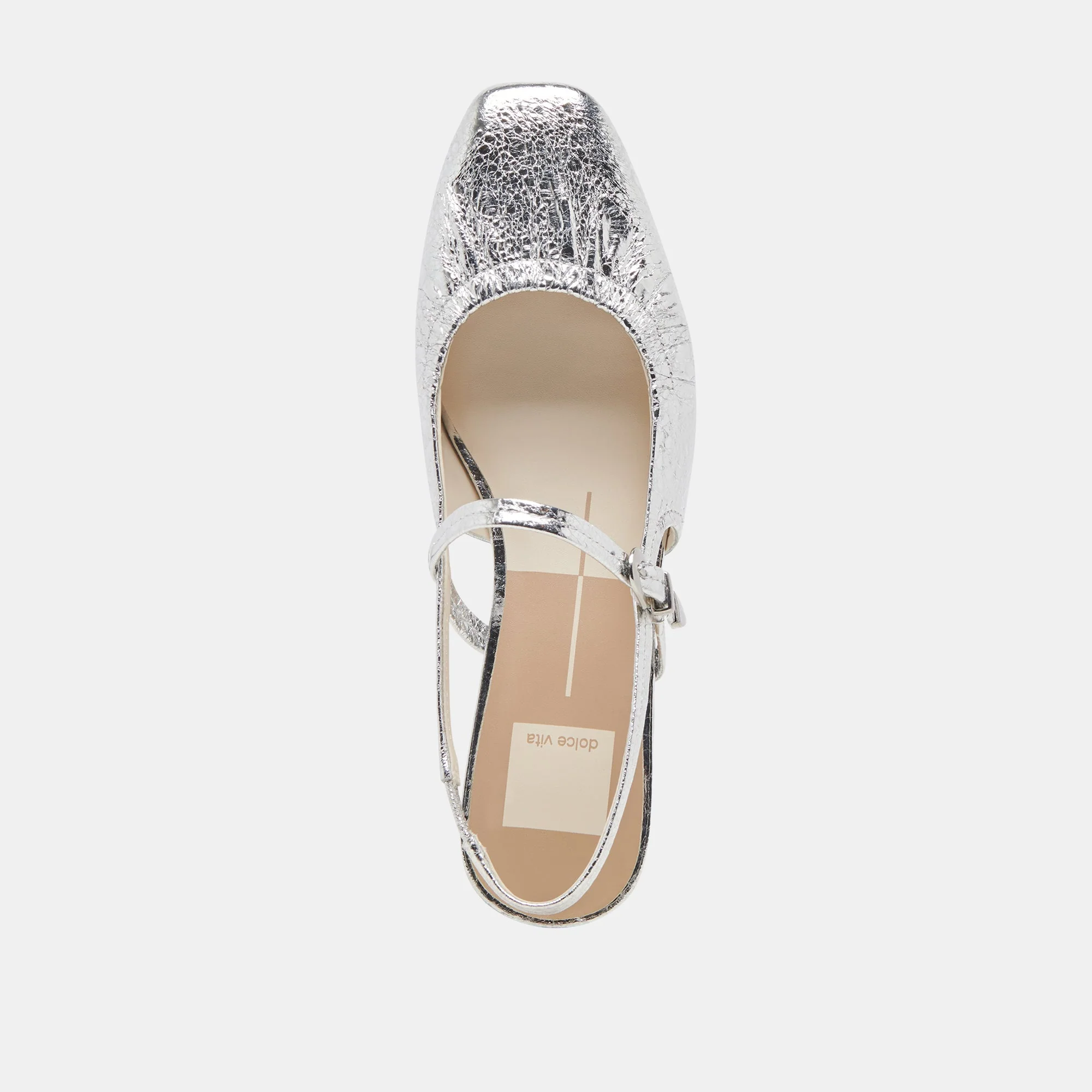 RIANNE FLATS SILVER DISTRESSED LEATHER - re:vita 17 RIANNE FLATS SILVER DISTRESSED LEATHER - re:vita