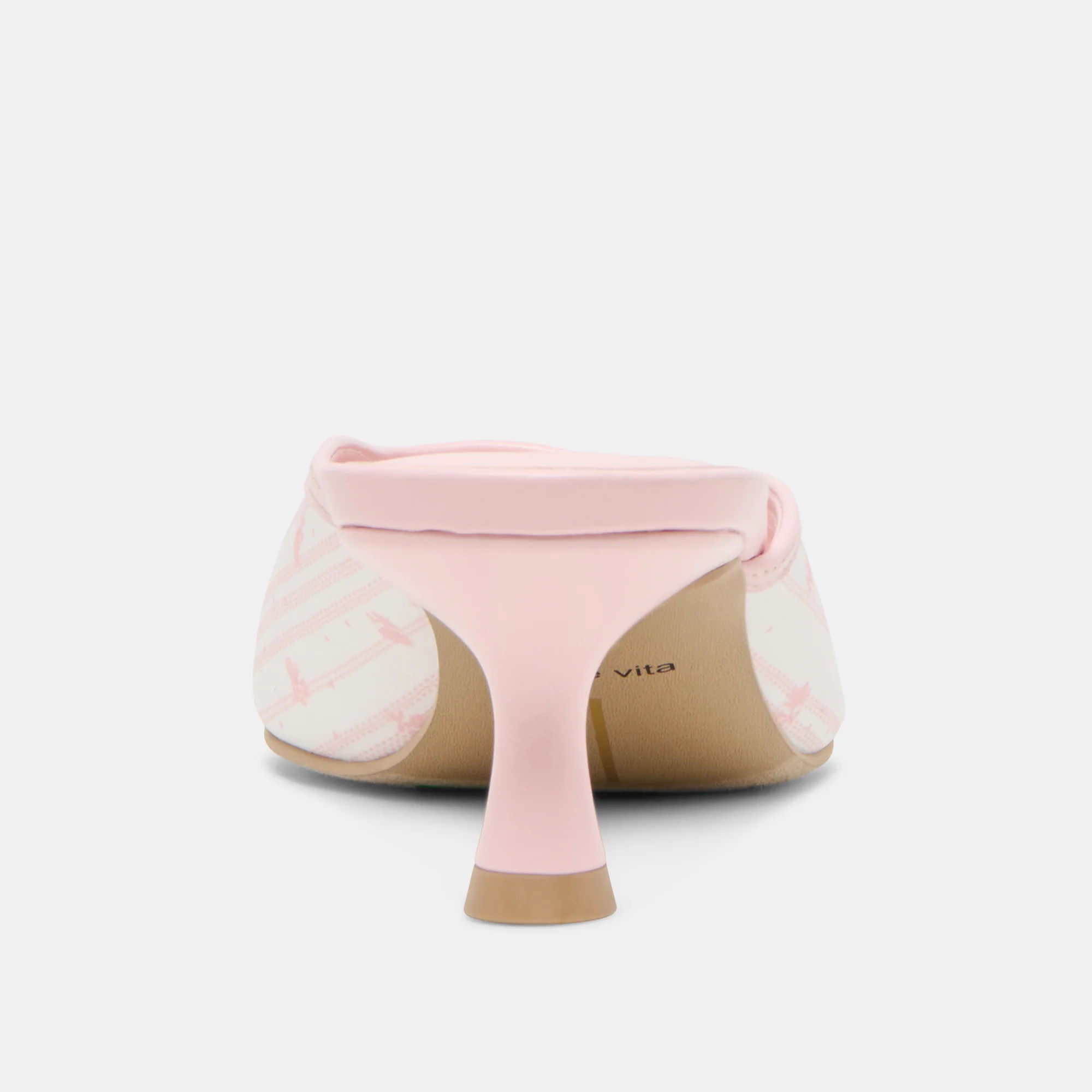 CLEO X BYRDIE GOLF WIDE HEELS PINK FLORAL SATIN 16 CLEO X BYRDIE GOLF WIDE HEELS PINK FLORAL SATIN