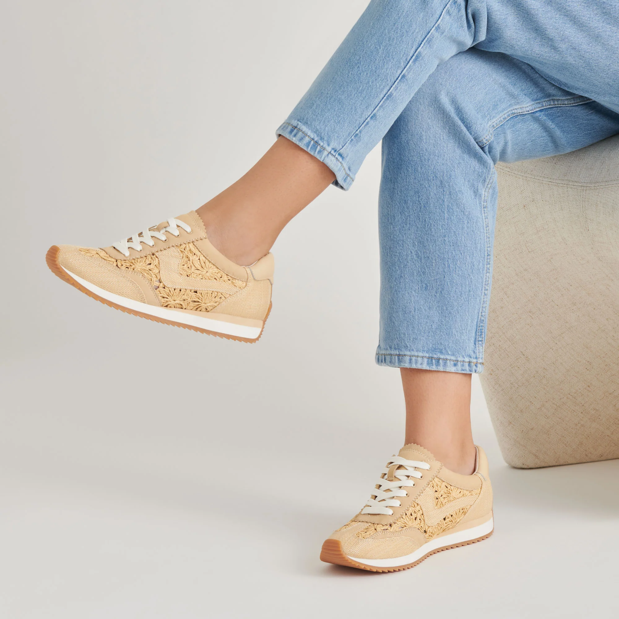 B.NTCD SNEAKERS LT NATURAL MACRAME 13 B.NTCD SNEAKERS LT NATURAL MACRAME