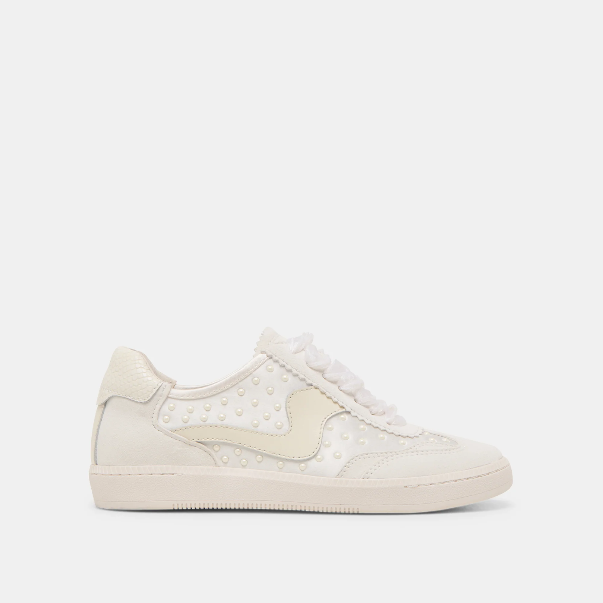 NOTICE PEARL SNEAKERS OFF WHITE SATIN 1 NOTICE PEARL SNEAKERS OFF WHITE SATIN