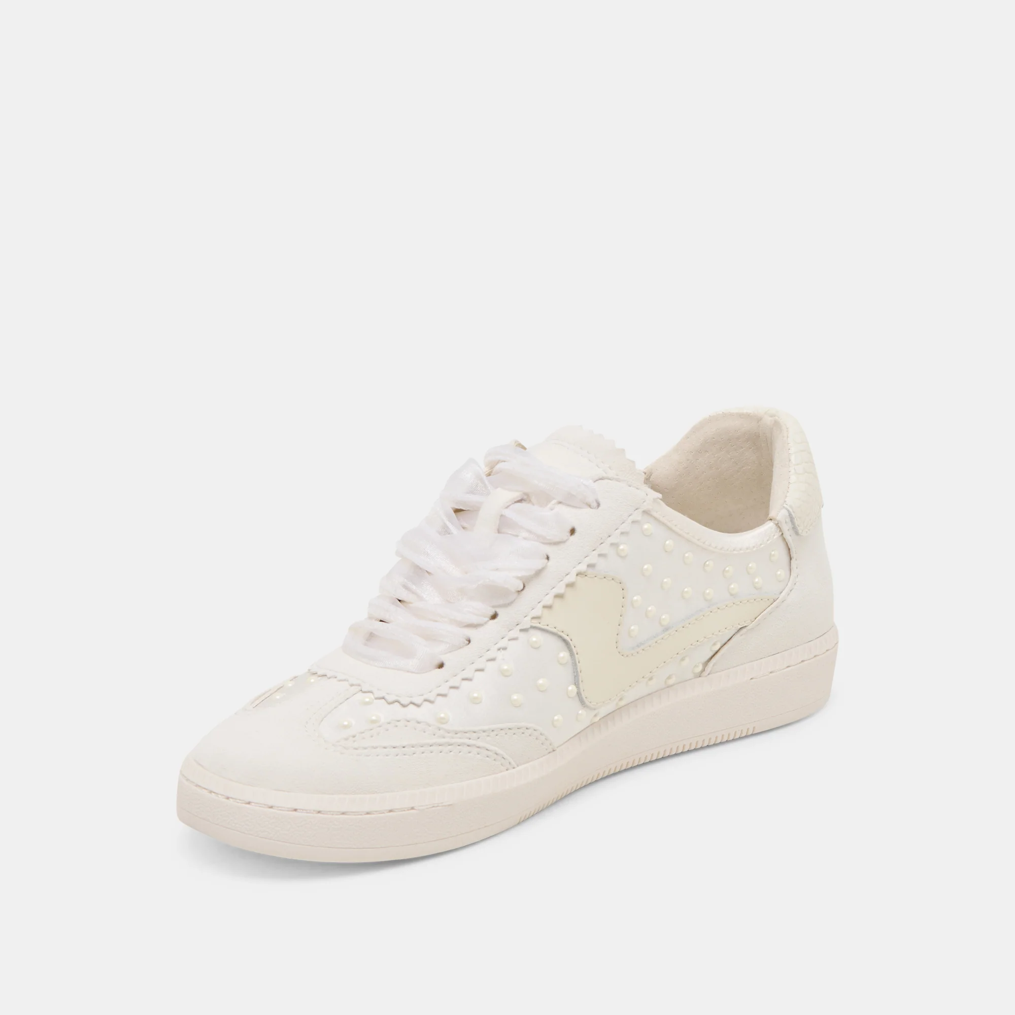 NOTICE PEARL SNEAKERS OFF WHITE SATIN 17 NOTICE PEARL SNEAKERS OFF WHITE SATIN