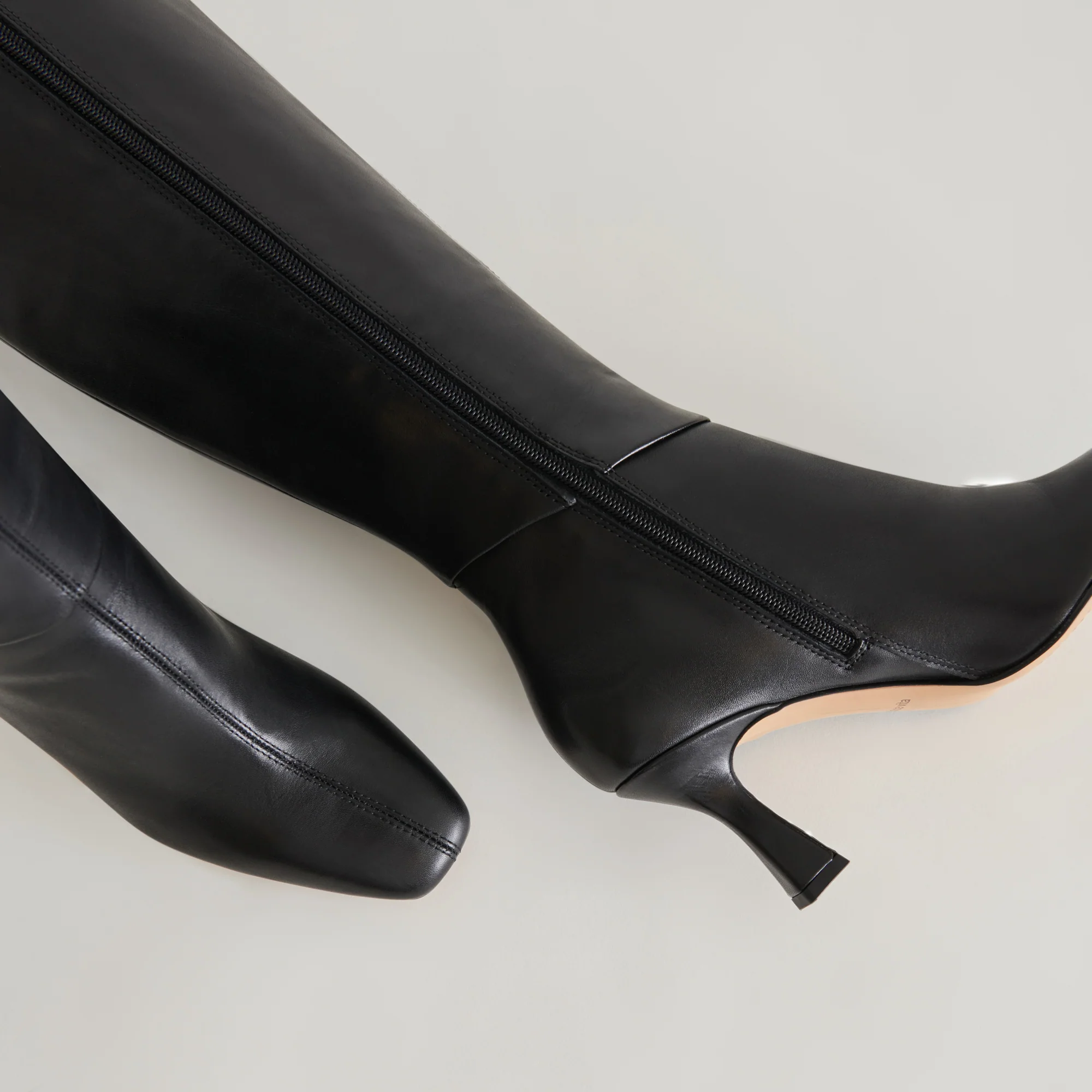 GYRA EXTRA WIDE CALF BOOTS BLACK LEATHER 29 GYRA EXTRA WIDE CALF BOOTS BLACK LEATHER