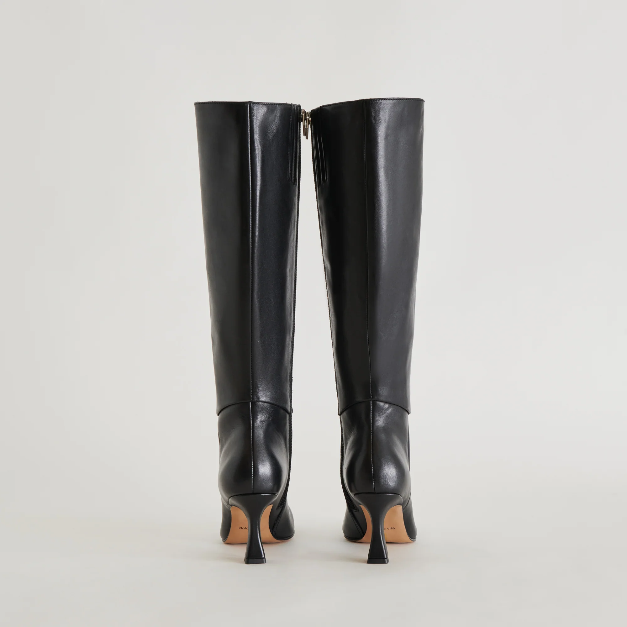GYRA EXTRA WIDE CALF BOOTS BLACK LEATHER 30 GYRA EXTRA WIDE CALF BOOTS BLACK LEATHER