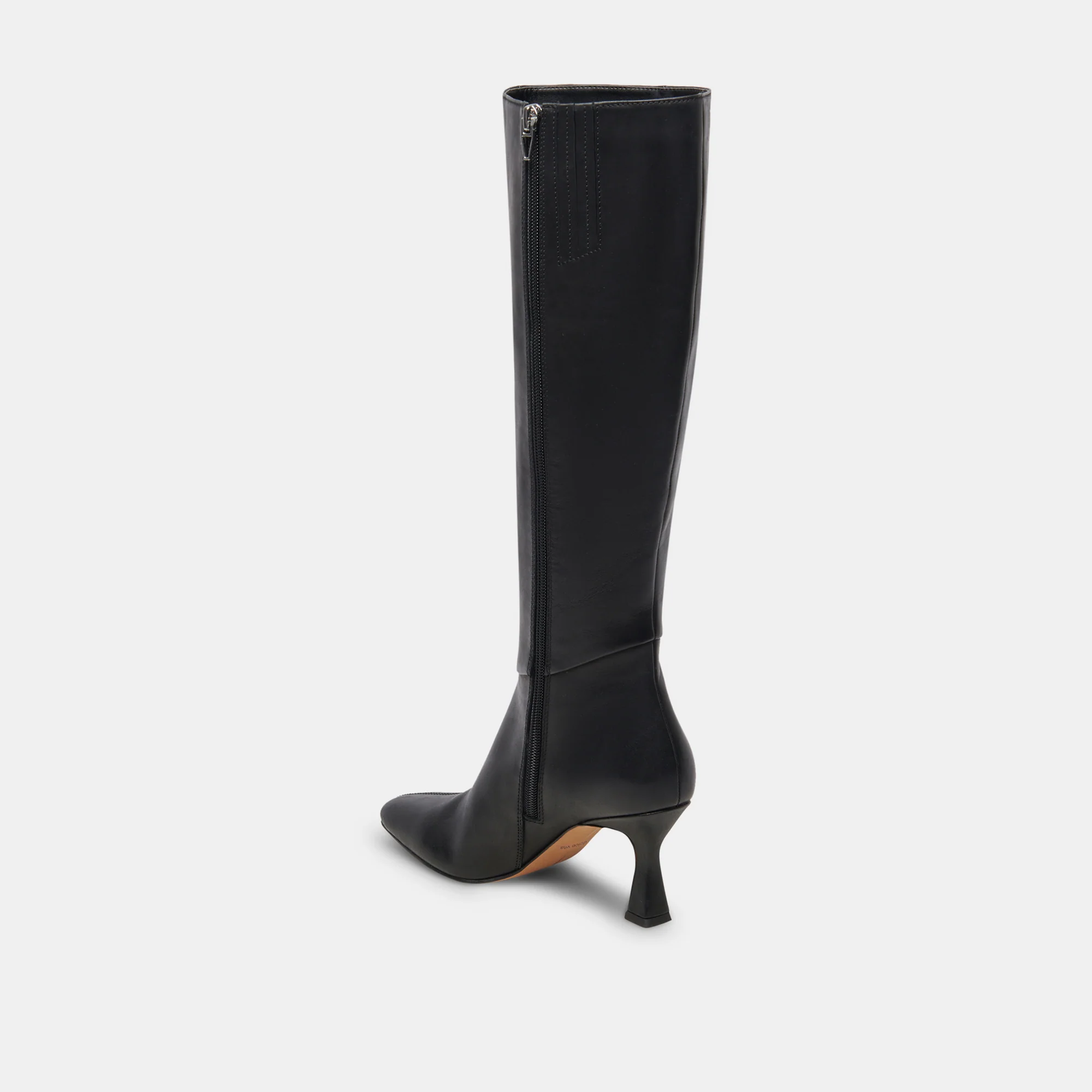 GYRA EXTRA WIDE CALF BOOTS BLACK LEATHER 37 GYRA EXTRA WIDE CALF BOOTS BLACK LEATHER
