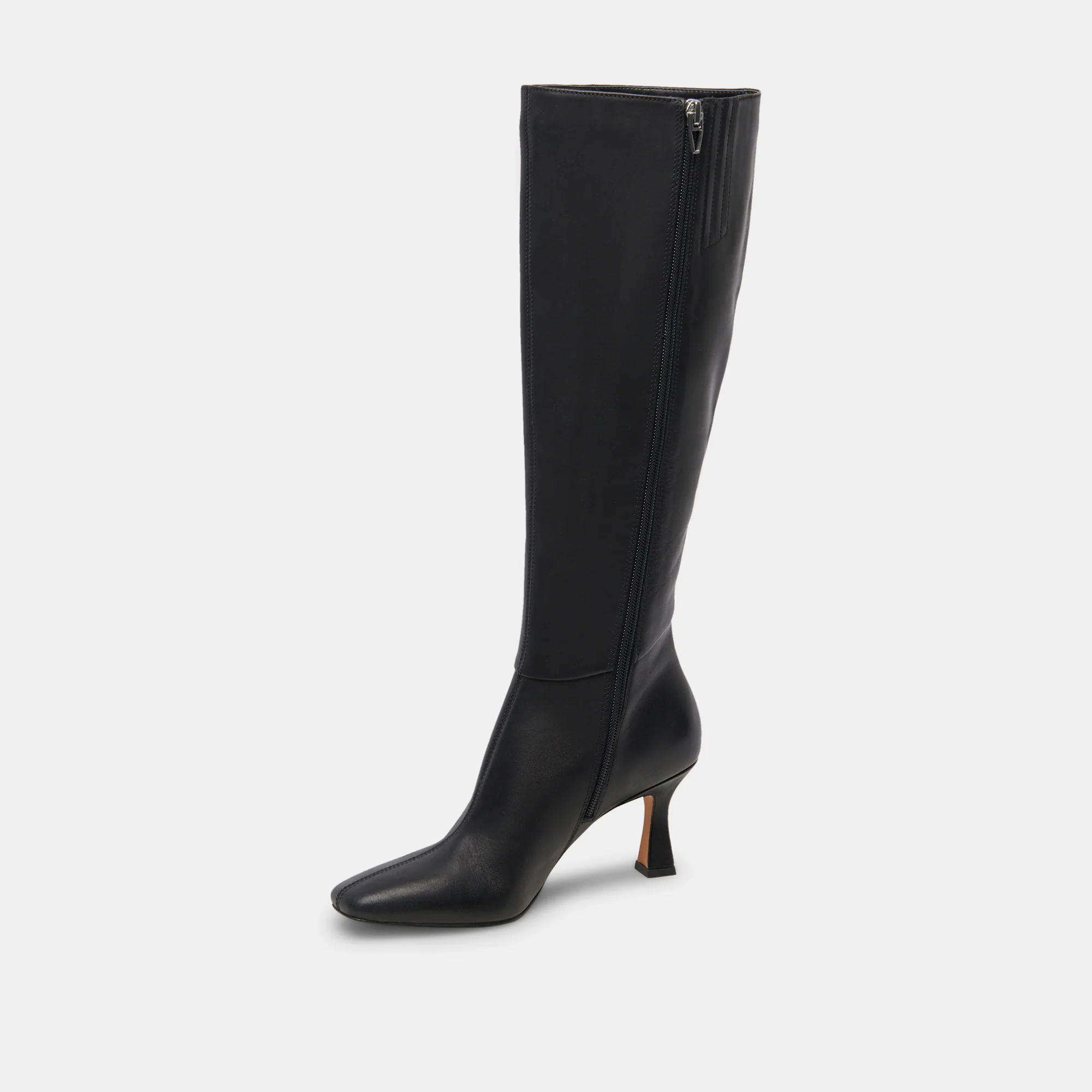 GYRA EXTRA WIDE CALF BOOTS BLACK LEATHER 38 GYRA EXTRA WIDE CALF BOOTS BLACK LEATHER