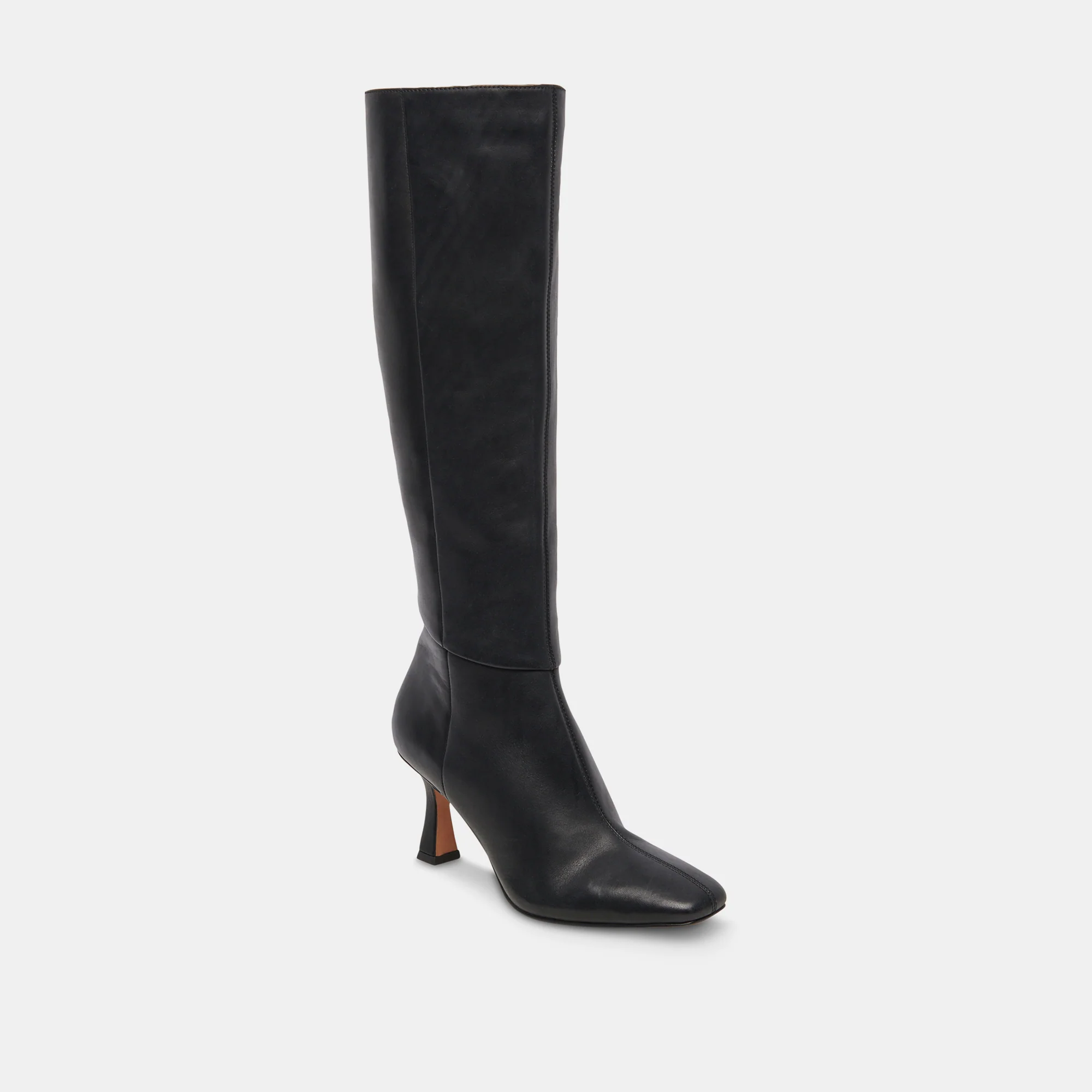 GYRA EXTRA WIDE CALF BOOTS BLACK LEATHER 23 GYRA EXTRA WIDE CALF BOOTS BLACK LEATHER