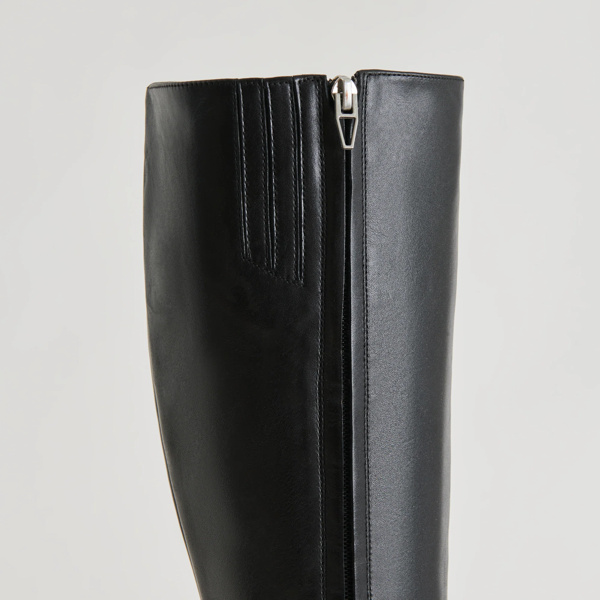 AUGGIE EXTRA WIDE CALF BOOTS BLACK LEATHER 29 AUGGIE EXTRA WIDE CALF BOOTS BLACK LEATHER