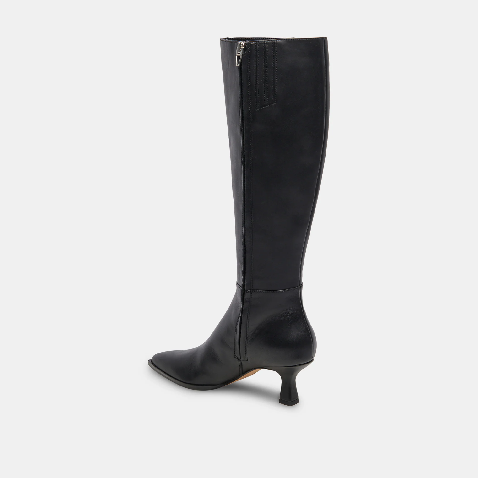 AUGGIE EXTRA WIDE CALF BOOTS BLACK LEATHER 36 AUGGIE EXTRA WIDE CALF BOOTS BLACK LEATHER