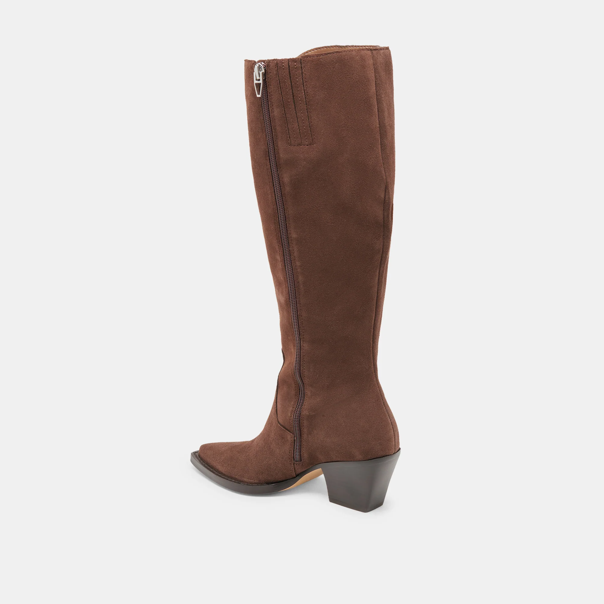 RAJ EXTRA WIDE CALF BOOTS DK BROWN SUEDE 18 RAJ EXTRA WIDE CALF BOOTS DK BROWN SUEDE