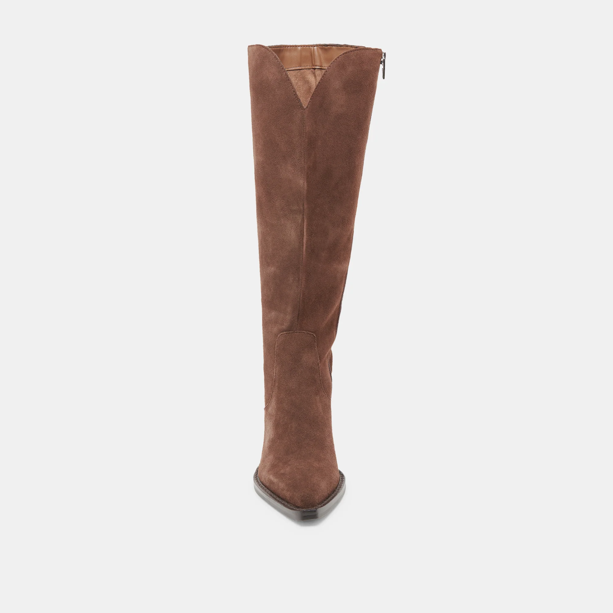 RAJ EXTRA WIDE CALF BOOTS DK BROWN SUEDE 19 RAJ EXTRA WIDE CALF BOOTS DK BROWN SUEDE