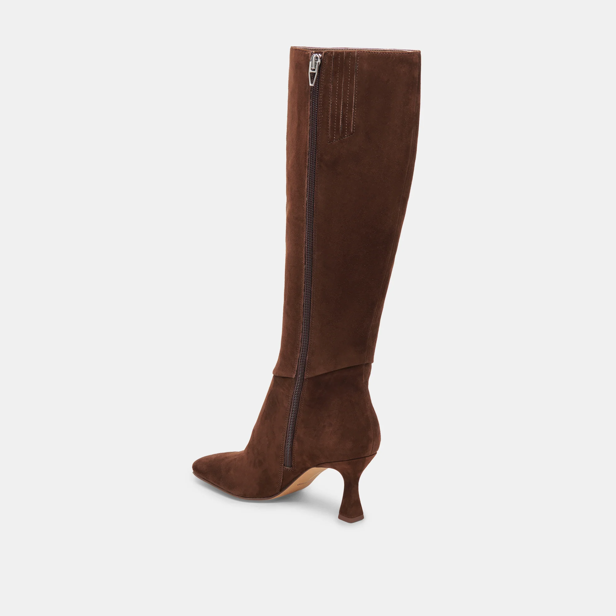 GYRA EXTRA WIDE CALF BOOTS DK BROWN SUEDE 26 GYRA EXTRA WIDE CALF BOOTS DK BROWN SUEDE