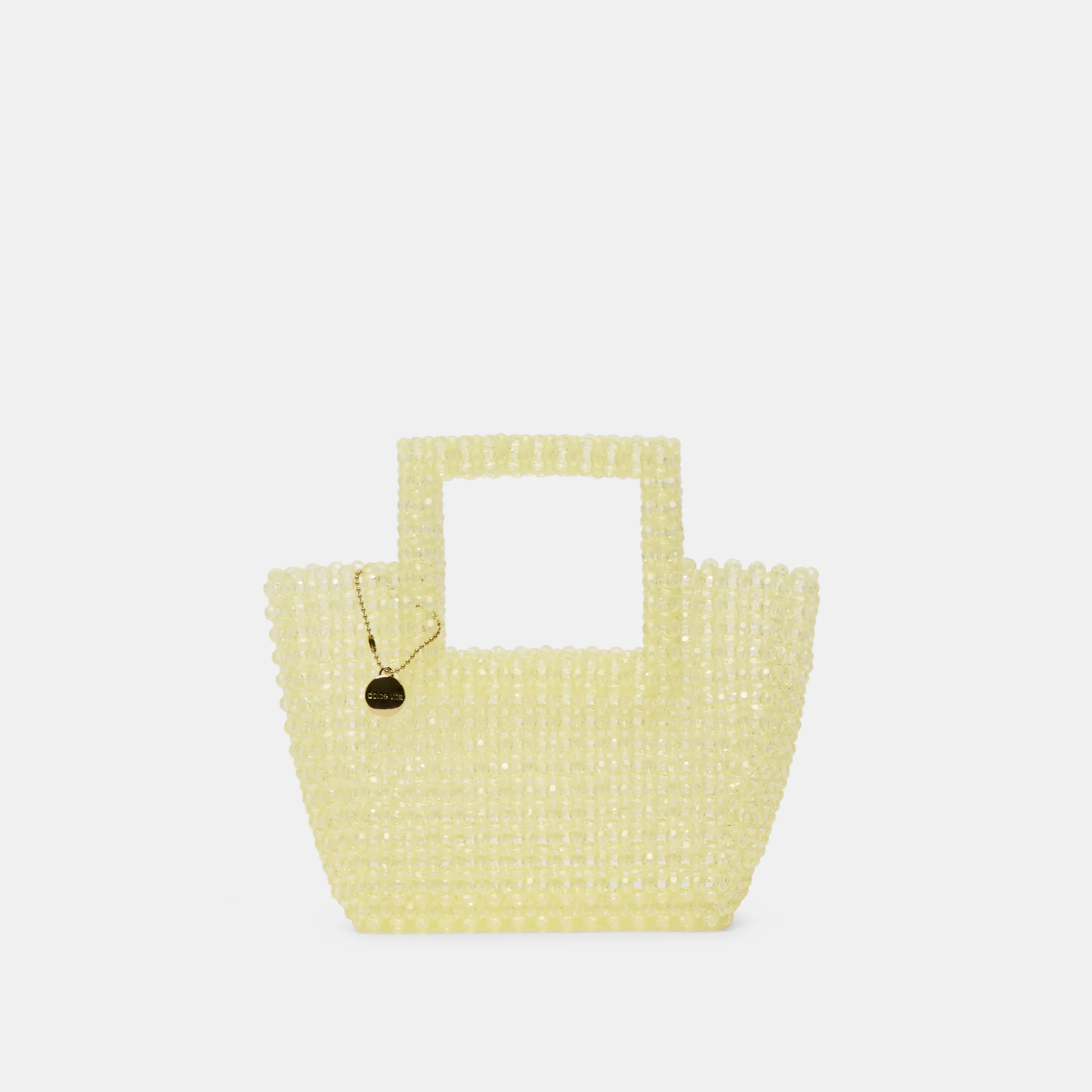 MAREL HANDBAG LIME BEADED 1 MAREL HANDBAG LIME BEADED