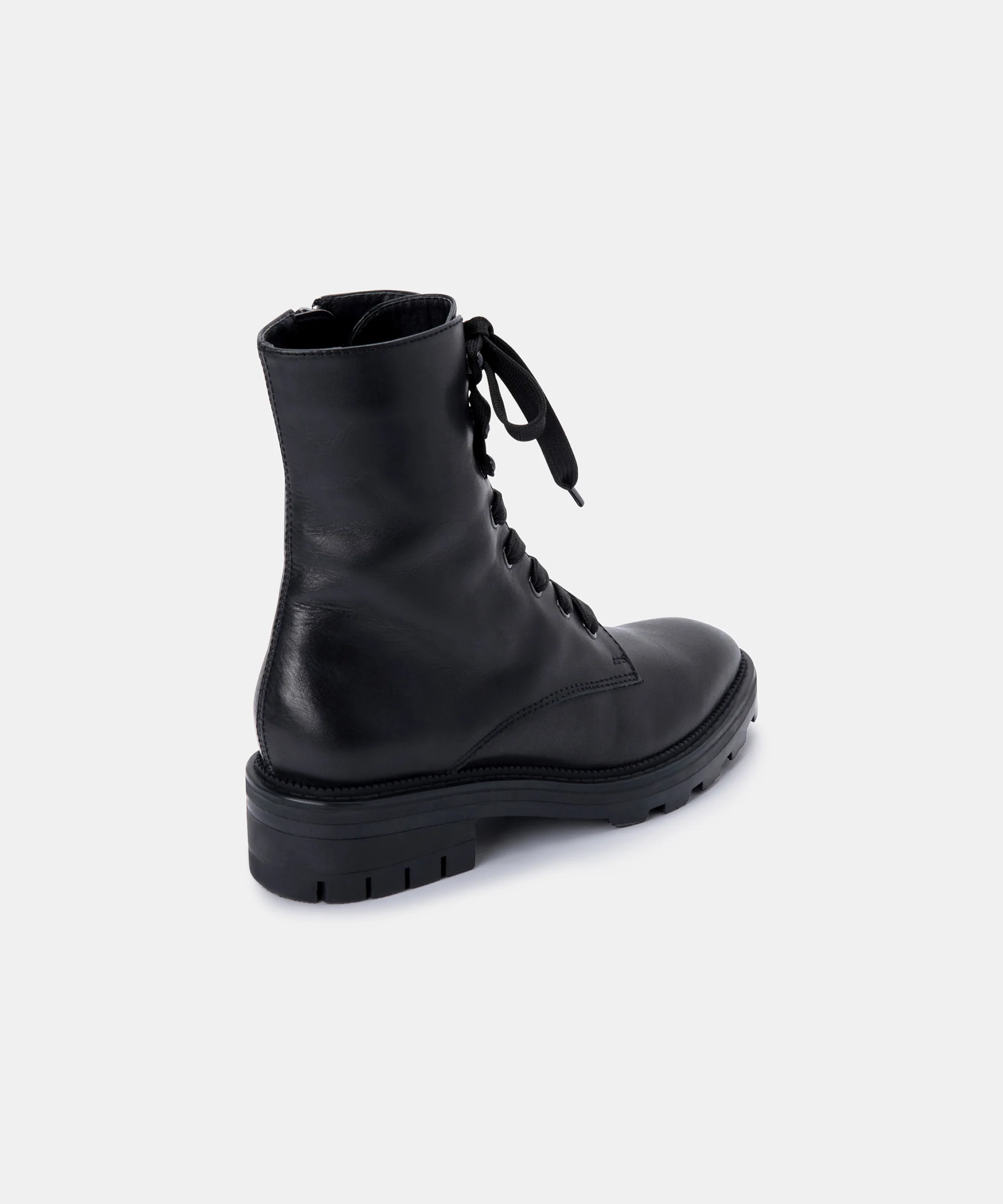 LOTTIE BOOTS BLACK LEATHER 6 LOTTIE BOOTS BLACK LEATHER
