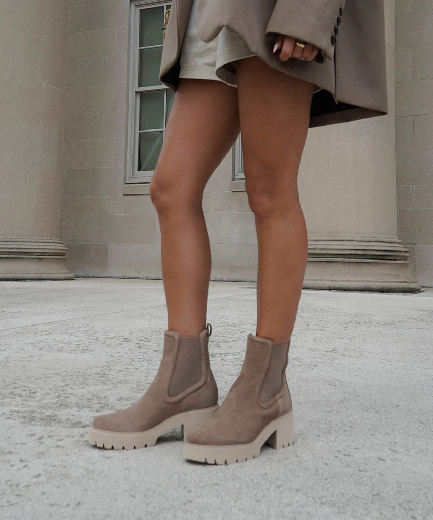 HAWK H20 WIDE BOOTIES MUSHROOM SUEDE 17 HAWK H20 WIDE BOOTIES MUSHROOM SUEDE