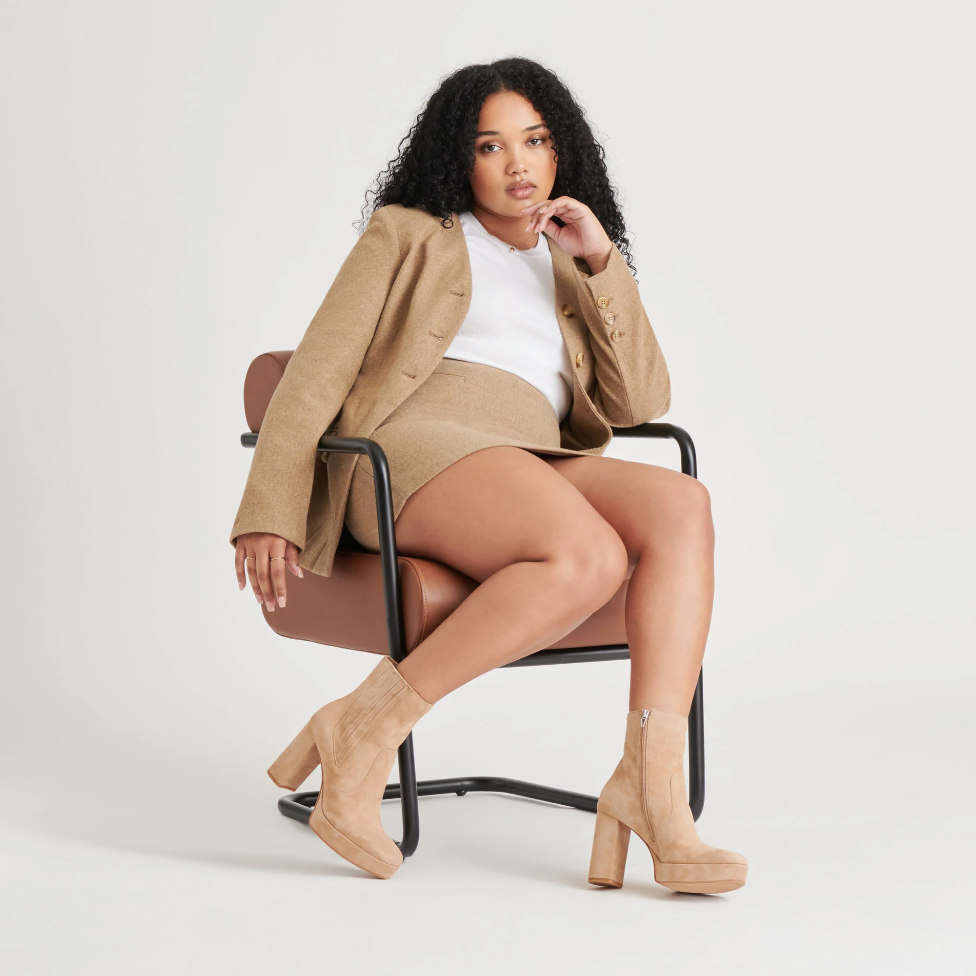 CINNY BOOTS CAMEL SUEDE 13 CINNY BOOTS CAMEL SUEDE