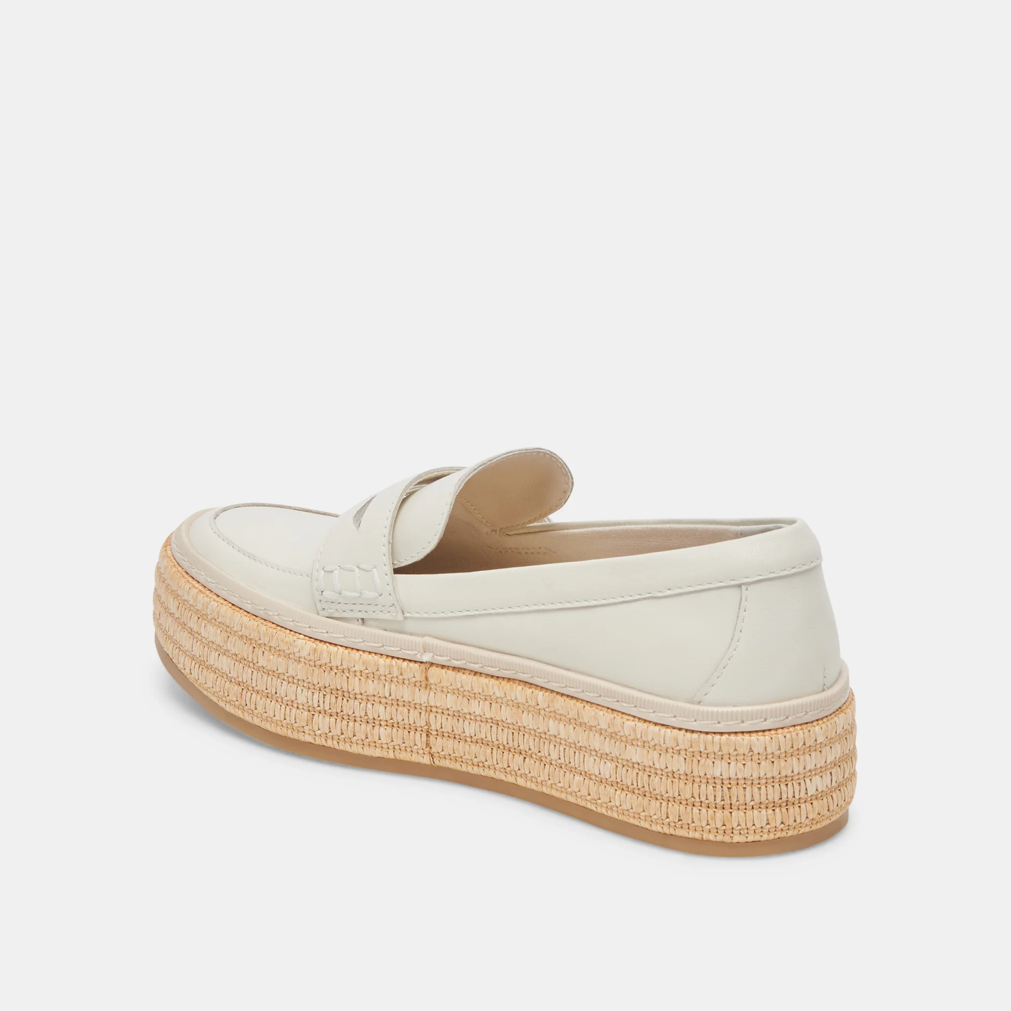 RANNA LOAFERS IVORY LEATHER 14 RANNA LOAFERS IVORY LEATHER