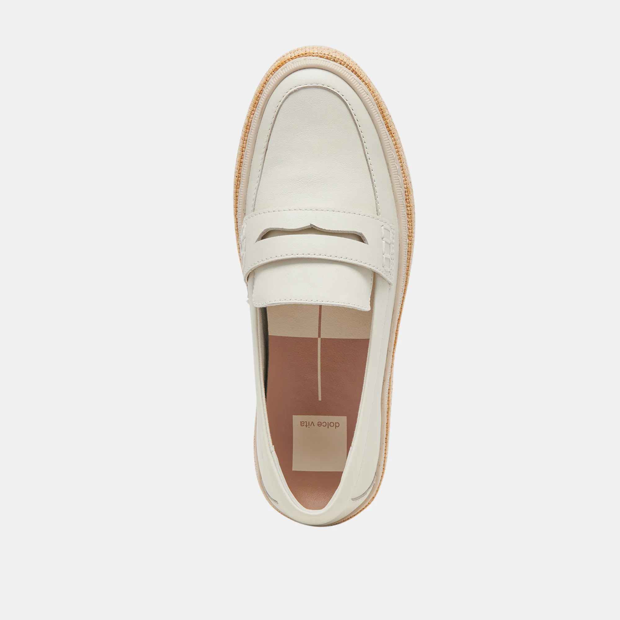 RANNA LOAFERS IVORY LEATHER 17 RANNA LOAFERS IVORY LEATHER