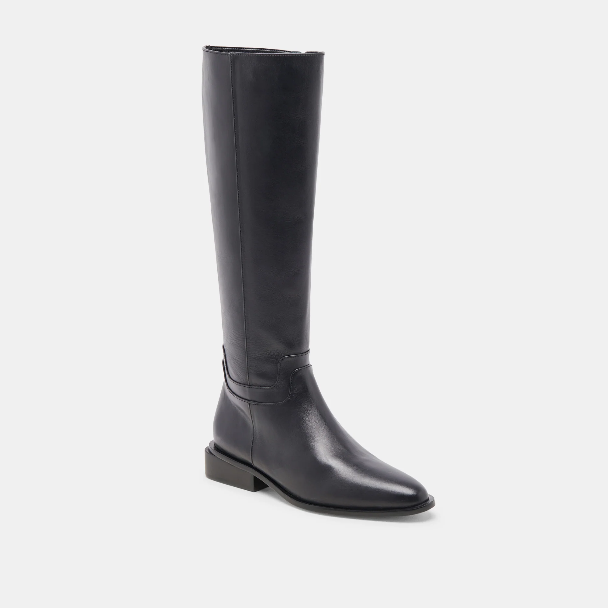 VERDI WIDE CALF BOOTS BLACK LEATHER 13 VERDI WIDE CALF BOOTS BLACK LEATHER