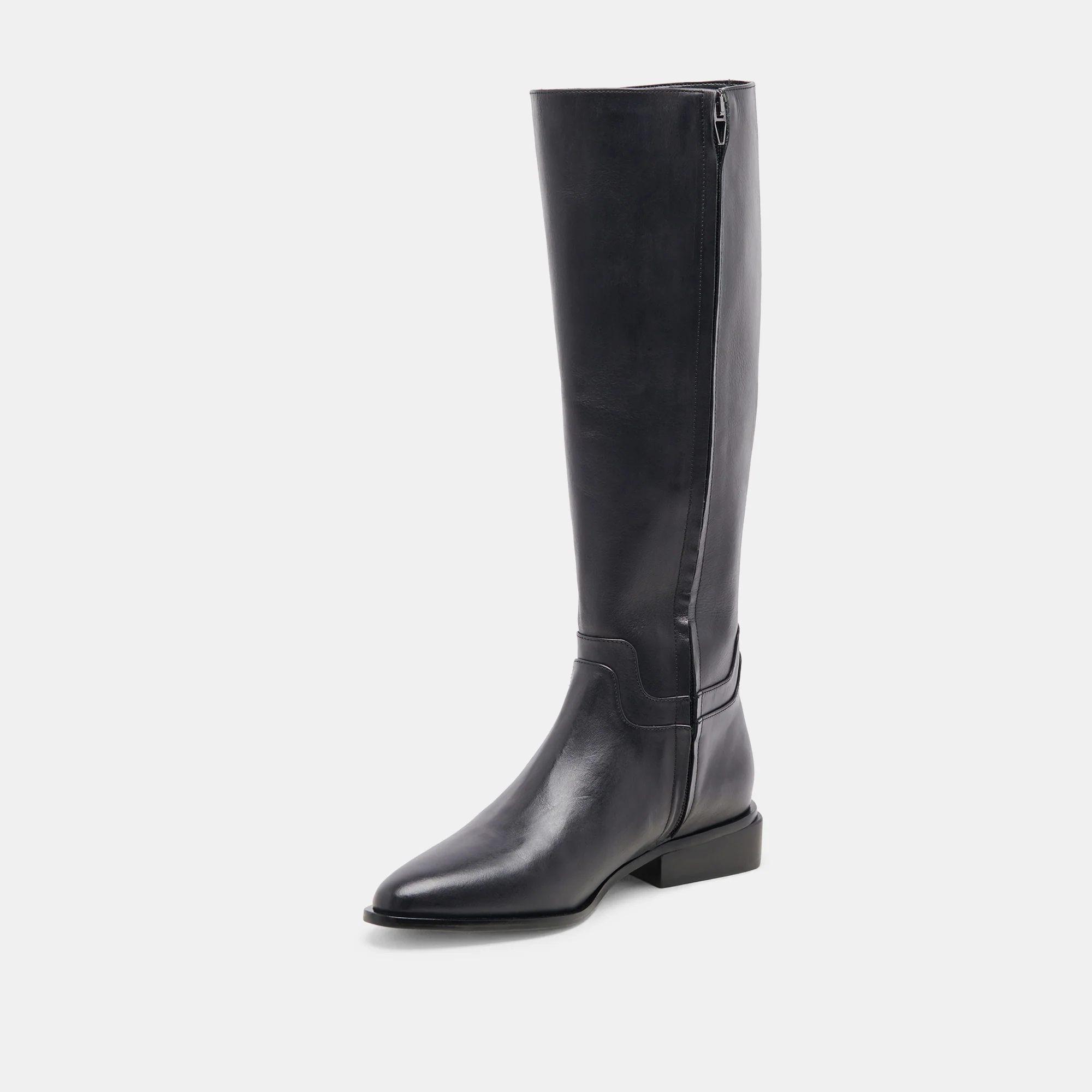 VERDI WIDE CALF BOOTS BLACK LEATHER 15 VERDI WIDE CALF BOOTS BLACK LEATHER