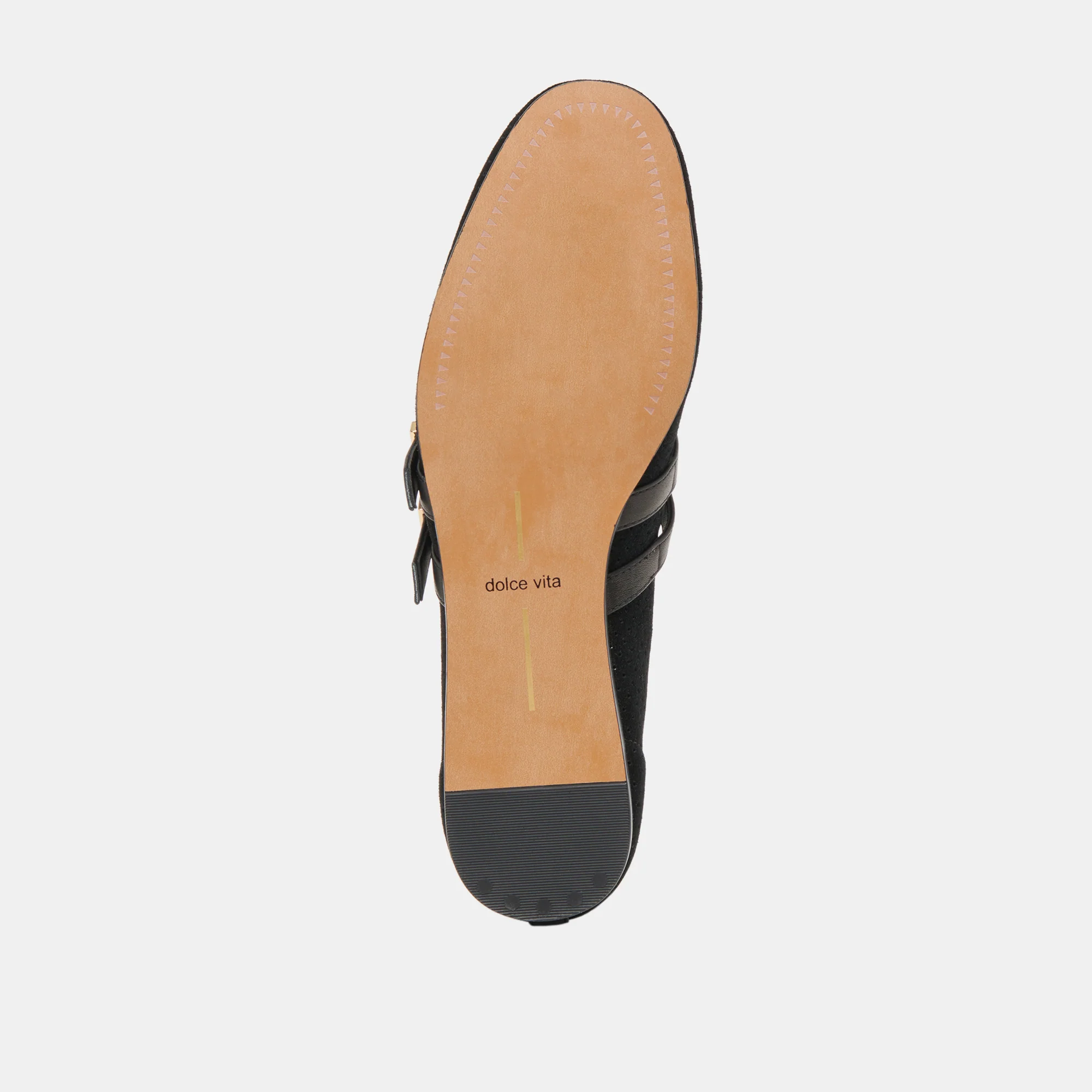 BAYLEE BALLET FLATS ONYX PERFORATED SUEDE 24 BAYLEE BALLET FLATS ONYX PERFORATED SUEDE