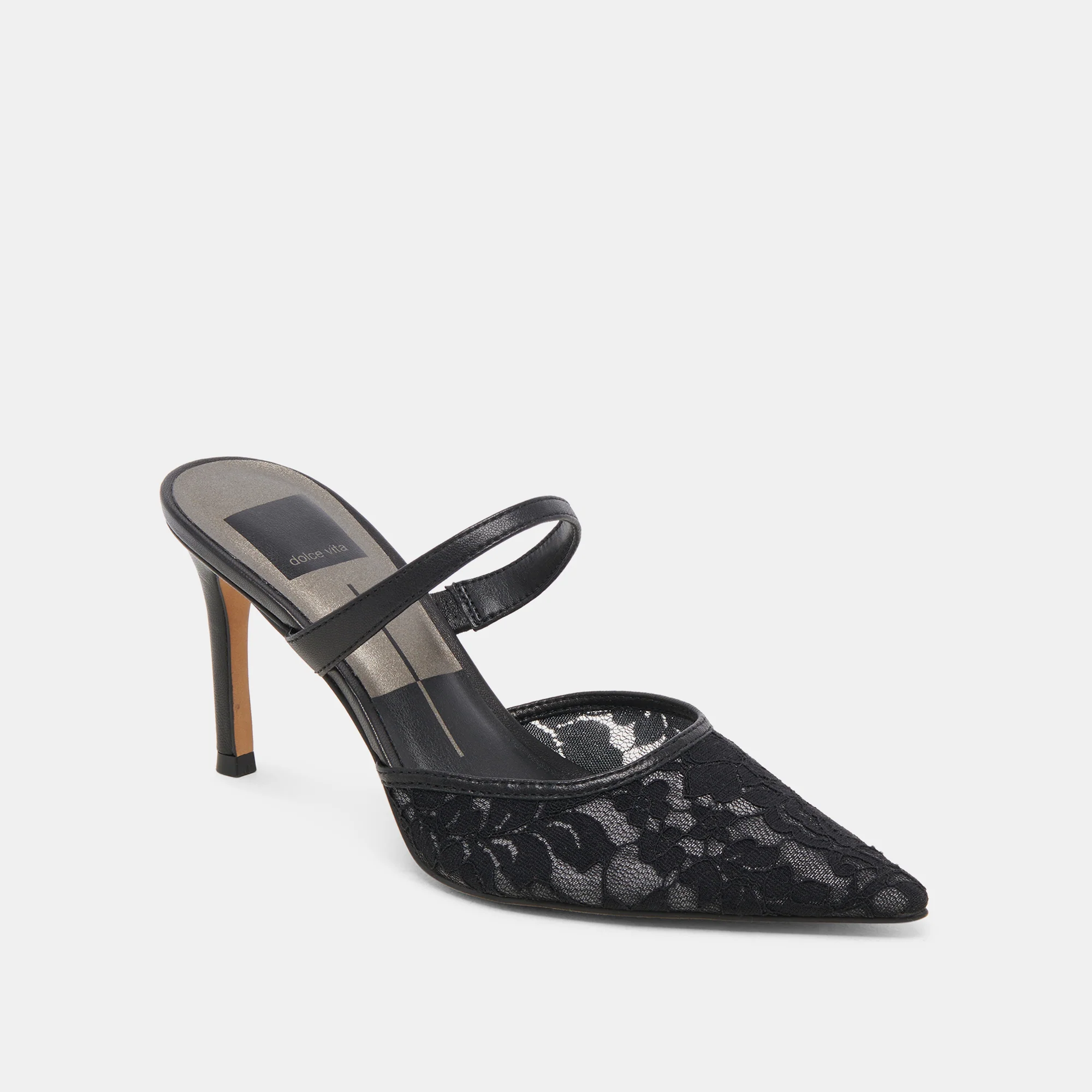 KATIK WIDE HEELS BLACK FLORAL LACE 11 KATIK WIDE HEELS BLACK FLORAL LACE